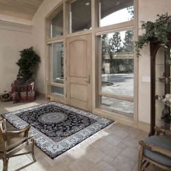 فرش پارمین 1200 شانه اکریلیک طرح اسلیمی کد 30104