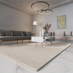 موکت تافتینگ ظریف مصور طرح یونیک رنگ کرم کد 4311